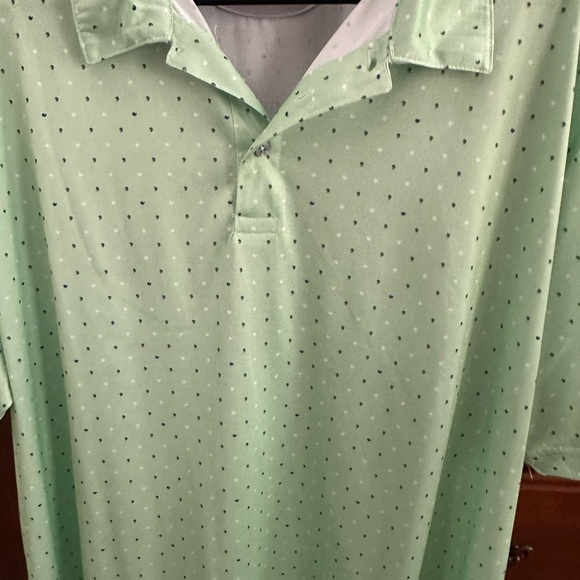 Izod Men's Mint Green Polo Shirt - Picture 3 of 10